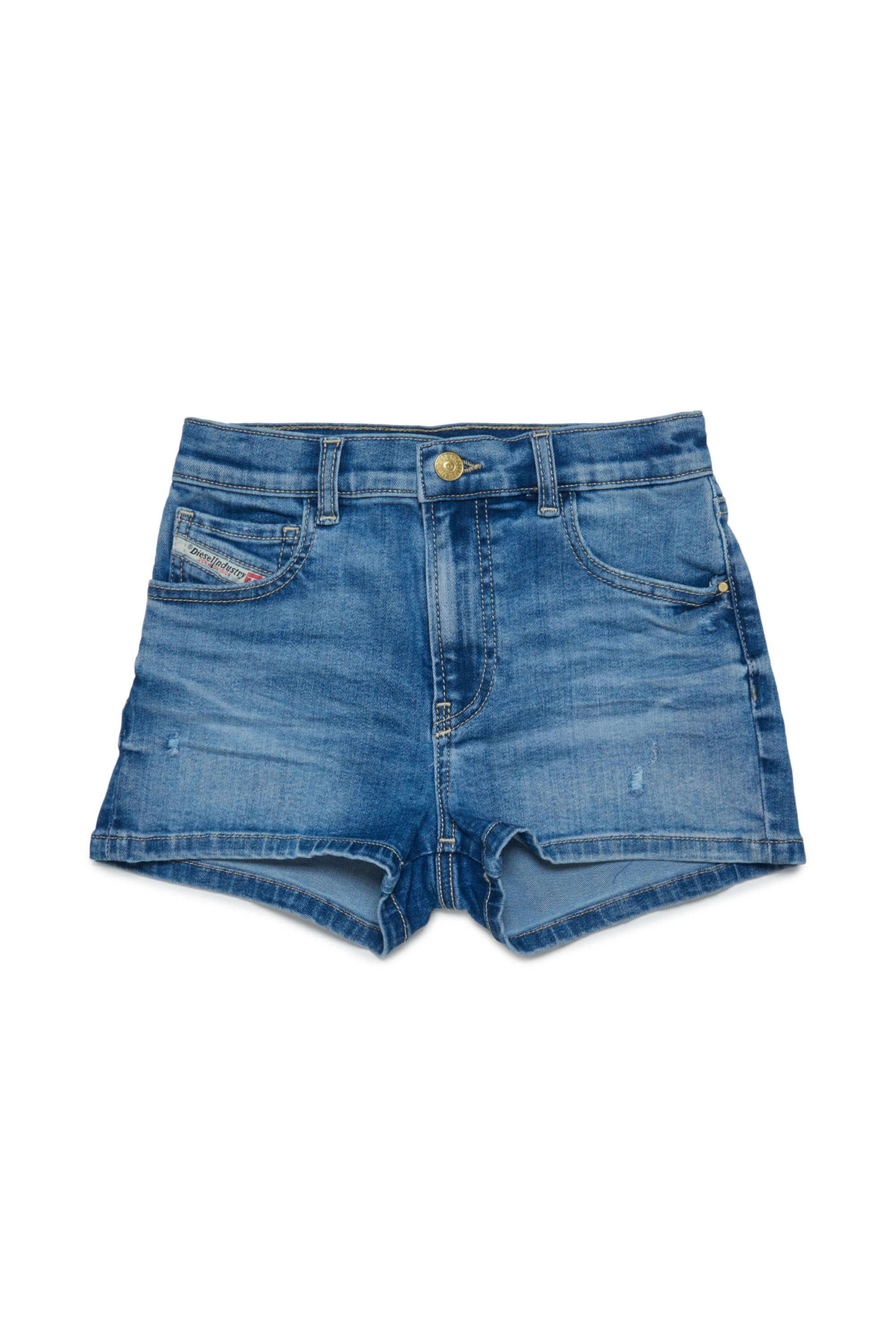 Shorts Diesel Pboyshort Blue Jeans - 10 Anos