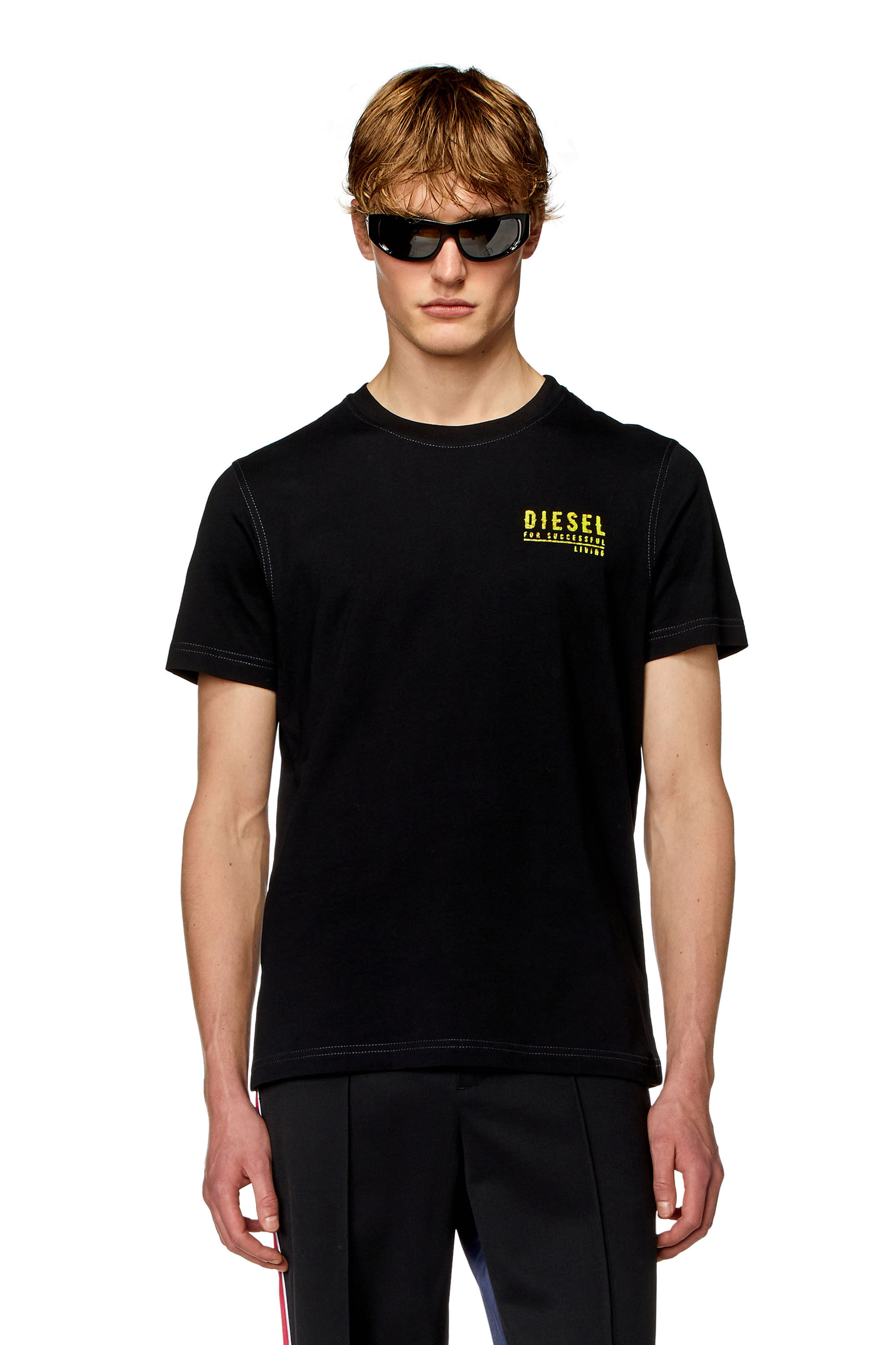 Camiseta Diesel T-Diegor-K72 Maglietta Preto- XXG