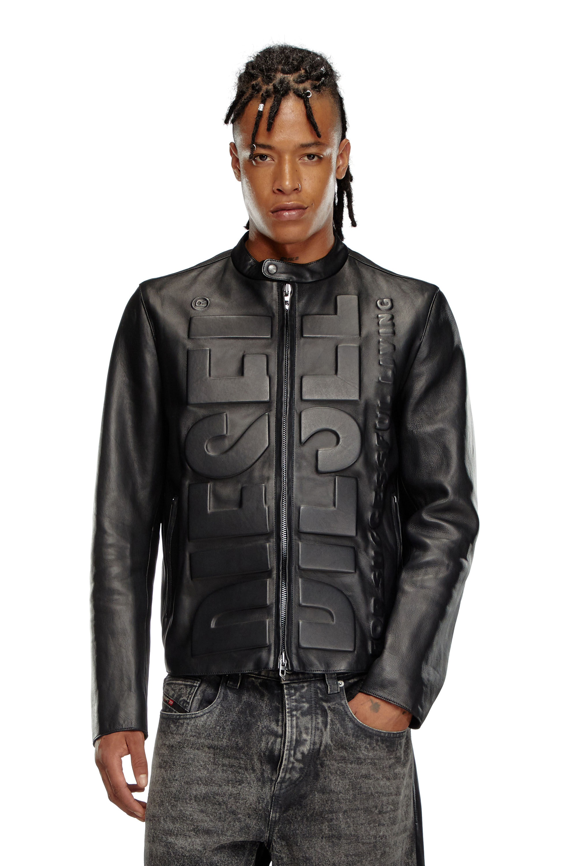Jaqueta Diesel L-Met Vert Giacca Preto- GG