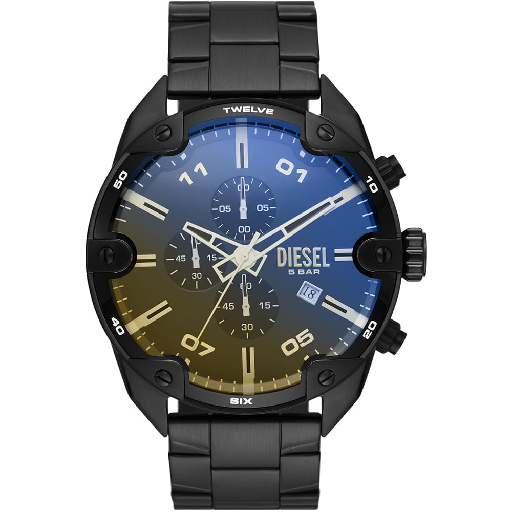 Relógio Diesel Spiked Preto