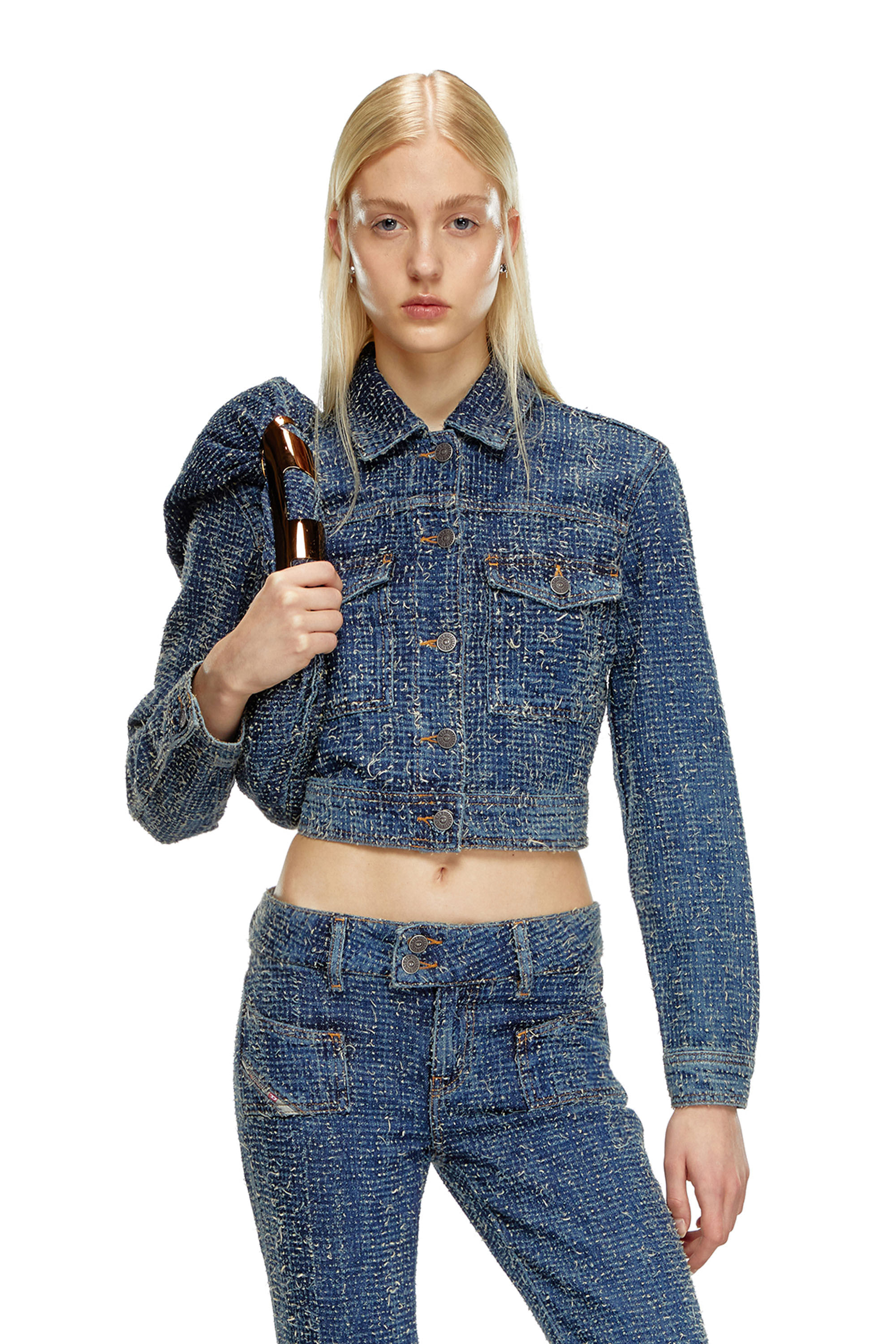 Jaqueta Diesel De-Atel-S Giacca Denim- G
