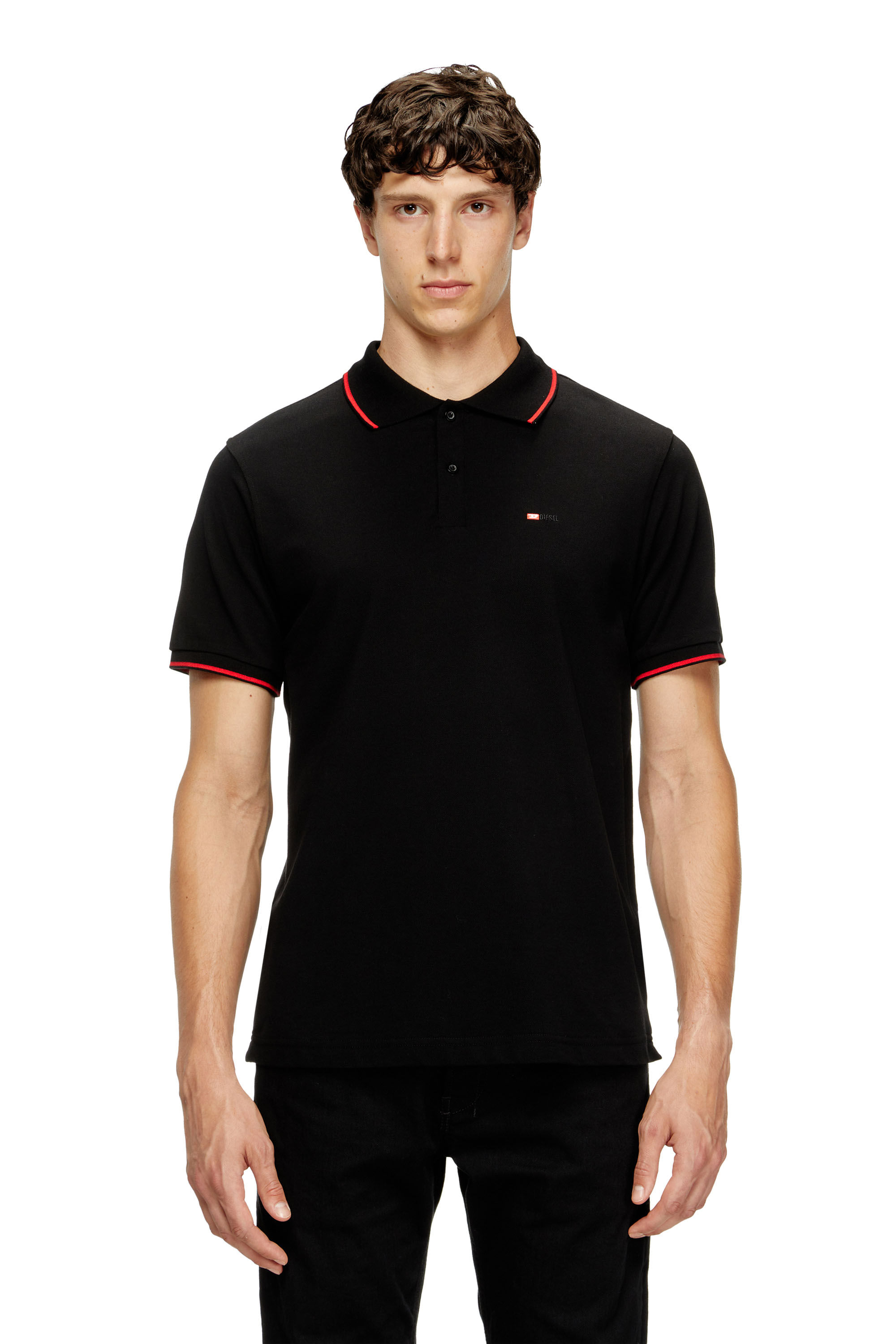 Camisa Polo Diesel T-Ferry Microdiv Preto- 3XG